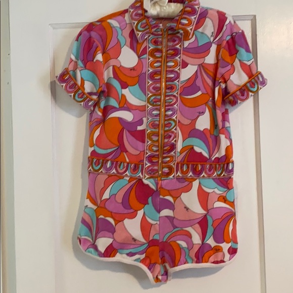 Emilio Pucci Zip Romper. Size 6 - Picture 2 of 11
